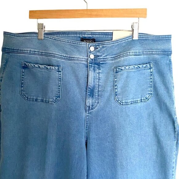 NWT NYDJ High Rise Wide Leg Jeans 20 - Picture 5 of 6
